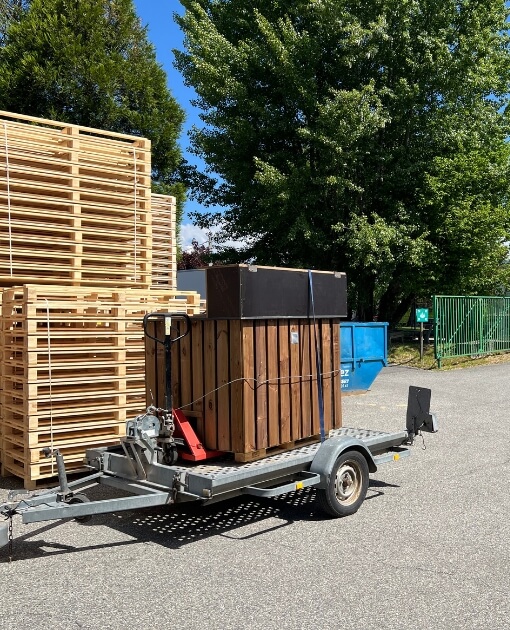 Livraison d'un composteur Comp'Hot chez un client